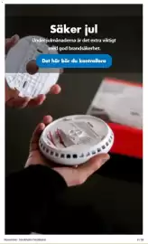 Biltema reklamblad Sida 8: Säker jul Under julmånaderna är det extra viktigt med god brandsäkerhet. Det här bör du