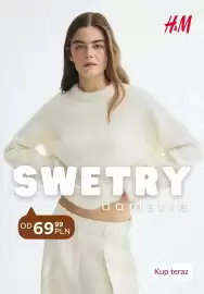 H&M gazetka tydzień 43 Strona 1: Swetry damskie H & M €69,99
