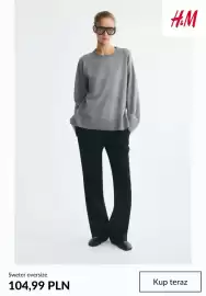 H&M gazetka tydzień 43 Strona 7: Sweter oversize H & M €104,99