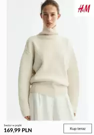H&M gazetka tydzień 43 Strona 9: Sweter w prążki H & M €169,99