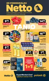 Netto gazetka tydzień 44 Strona 1: Kawa ziarnista Eduscho €49,99, Napoje Izotoniczne Oshee