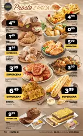 Netto gazetka tydzień 44 Strona 14: Schiacciatà Farcita Pesto €6,49, Bagietka z cebulką i musztardą €3,59