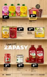 Netto gazetka tydzień 44 Strona 24: Harvest Best Ciecierzyca €2,69, Kukurydza konserwowa Harvest Best €3,59