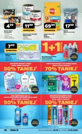Netto gazetka tydzień 44 Strona 38: Karma mokra dla psów Dolina Noteci €11,99, Karma sucha dla psów Pedigree €69,99