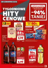 Kaufland gazetka Strona 4: OD CZWARTKU 22.10 TYGODNIOWE HITY CENOWE §2 ZAPŁAĆ MNIEJ Mieszaj dowolnie MLEKOVITA Ser żółty w