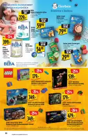 Albert leták Strana 32: Gerber Junior Ovocné pyré €29,90, Lego city policejní dodávka pro převoz věznů 60479 €349,00