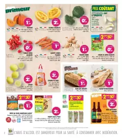 Catalogue Match semaine 44 page 2: LA BARQUETTE €1,00, OIGNON JAUNE €1,99