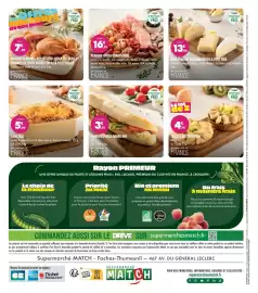Catalogue Match semaine 44 page 4: MATCH SANDWICH FILET AMÉRICAIN €3,75, MATCH PLANCHE APÉRO CHARCUTIÈRE €16,95