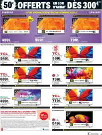Catalogue BUT page 3: SAMSUNG Téléviseur €499,99, SAMSUNG Téléviseur €599,99