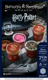 Catalogue Picard page 1: Sucreries & Sortilèges DÉCOUVRE du 23 oct. au 1er nov. Harry Potter FOUDLARD H 40 TA MAISO POUDLARD