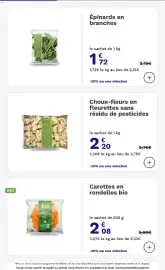 Catalogue Picard page 12: Picard Choux-fleurs en fleurettes €2,20, Epinards en branches €1,72