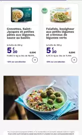Catalogue Picard page 16: Picard Crevettes, Saint-Jacques et petites pâtes aux légumes, sauce au basilic €5,20