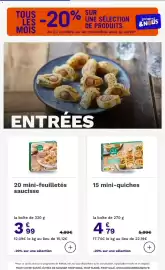 Catalogue Picard page 3: Prêt à l'Apero mini-quiches €4,79, Apero mini-feuilletés saucisse €3,99