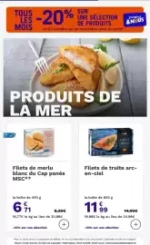 Catalogue Picard page 5: MAISON LÉPINEAU Filets de truite arc-en-ciel €11,99, Picard Filets de merlu blanc du Cap panés €6,71