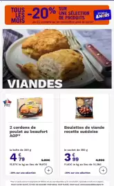 Catalogue Picard page 9: Picard Boulettes de viande €3,99, 2 cordons de poulet au beaufort AOP* €4,79