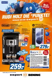 Expert Bening Prospekt woche 43 Seite 1: DeLonghi Magnifica S ECAM 20.116.B €14,99, REDMI Note 17 €279,00