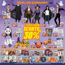 Volantino Risparmio Casa Pagina 13: Maxi Ragnatela €6,90, Make up Halloween con zucca €1,99