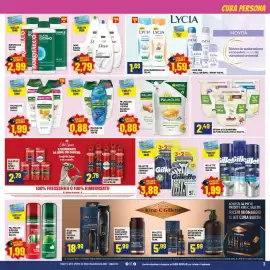 Volantino Risparmio Casa Pagina 3: Dove bagno doccia idratante €2,79, Buon Giorno Borotalco €2,99