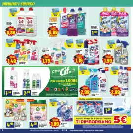 Volantino Risparmio Casa Pagina 8: ViaKal spray €2,99, Ajax spray €1,49