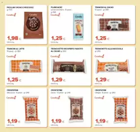 Volantino Oasi Pagina 21: Trancini al latte Consilia €1,25, Tronchetto alla nocciola Consilia €1,29