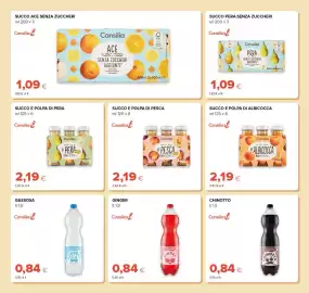 Volantino Oasi Pagina 23: Succo e polpa di albicocca Consilia €2,19, Succo e polpa di pera Consilia €2,19