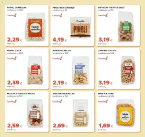 Volantino Oasi Pagina 3: Semi di zucca Consilia €2,39, Arachidi tostate Consilia €3,19