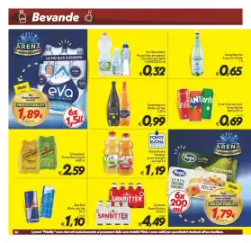 Volantino Iper Super Conveniente Pagina 20: Sanpellegrino Bibite vari tipi €0,99, Fonte Buona Nettare/succo €1,19