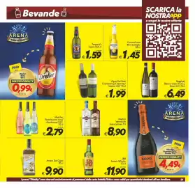 Volantino Iper Super Conveniente Pagina 21: Vigne Del Sole Chardonnay/Cabernet/Merlot I.G.T €1,99, Maschio Prosecco €4,49