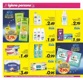 Volantino Iper Super Conveniente Pagina 22: Pampers Baby-Dry pannolini €7,90, Ren Salviettine baby €0,95
