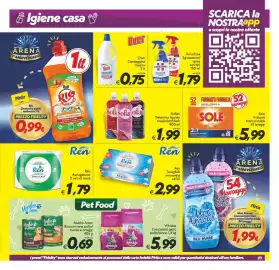 Volantino Iper Super Conveniente Pagina 23: Ren Tovaglioli monovelo €2,99, Soflan Detersivo liquido rosa/color/black €1,99