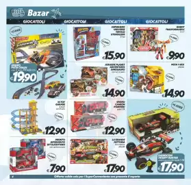 Volantino Iper Super Conveniente Pagina 28: Spidko camion pompieri €12,90, Zuru Metal Machines Pista T-Rex playset €14,90