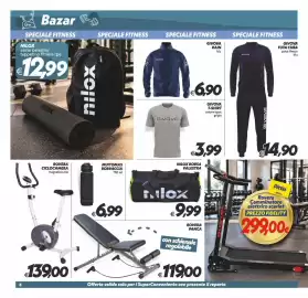 Volantino Iper Super Conveniente Pagina 30: Nilox borsa palestra €9,99, Givova T-shirt €3,99