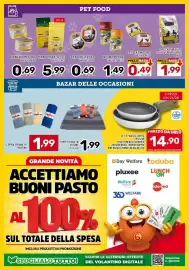 Volantino Il Centesimo Pagina 14: Set 2 padelle Astra €14,90, Bocconi Pappa Dog €1,49