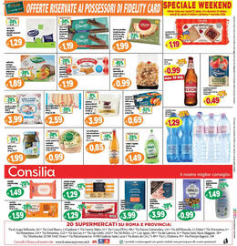 Volantino Il Castoro Supermercati Pagina 20: Lago Plaisir wafer €1,19, Anelli e ciuffi di calamaro Arbi €3,99