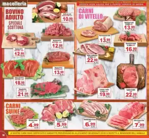 Volantino CTS Supermercati Pagina 12: Lombate / nodini di vitello €19,99, Macinato di suino €4,99