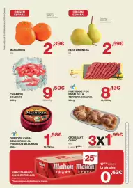 Catálogo Supercor Página 2: Origen - mandarina €2,39, Filetes de 1a de espaldilla ternera canaria €8,13