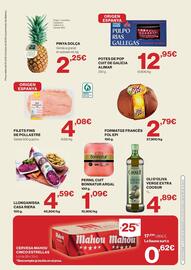 Catálogo El Corte Inglés Página 2: Oro - piña dulce €2,25, El corte inglés - filetes finos de pollo €4,08