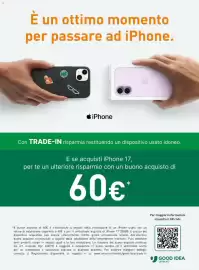Volantino Unieuro settimana 43 Pagina 3: È un ottimo momento per passare ad iPhone. iPhone Con TRADE-IN risparmia