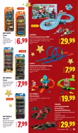 Folheto Lidl | Brinquedos de Natal Página 19: Hot wheels - carros €7,99, Hot wheels - pista de carros €19,99