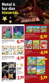 Folheto Lidl | Brinquedos de Natal Página 22: A+ - livro: quero saber mais €3,99, Livro sonoro/ilustrado €6,99
