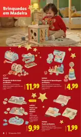 Folheto Lidl | Brinquedos de Natal Página 4: Lupilu - puzzle em madeira €1,99
