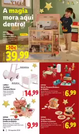 Folheto Lidl | Brinquedos de Natal Página 6: Lupilu - pratos festivos de brincar em madeira €6,99