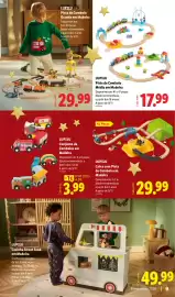 Folheto Lidl | Brinquedos de Natal Página 9: Lupilu - conjunto de comboios em madeira €3,99