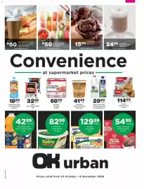 OK urban catalogue Page 1: OK Choice Large Eggs €68,99, Cinnamon or Chocolate Frappé €24,99