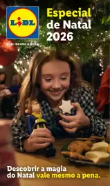 Folheto Lidl | Natal Página 1: Especial LIDL de Natal Vale mesmo a pena. 2026 Descobrir a magia do Natal vale mesmo a pena.