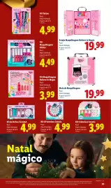 Folheto Lidl | Natal Página 25: Kit 12 Vernizes Cosmic €4,99, Kit 3 Vernizes Cosmic €3,99