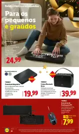 Folheto Lidl | Natal Página 30: Tronic powerbank magnético €19,99, Tronic acessórios de gaming para pc €7,99