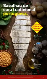 Folheto Lidl | Natal Página 9: Bacalhau de cura tradicional portuguesa. ΑΙ Preço sob consulta na tua loja e app Lidl Plus E