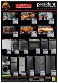 President Hyper catalogue Page 6: JVC 65" QLED SMART TV €6.999,00, JVC QLED SMART TV €4.999,00
