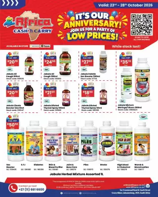 Africa Cash and Carry catalogue (valid until 28-10)